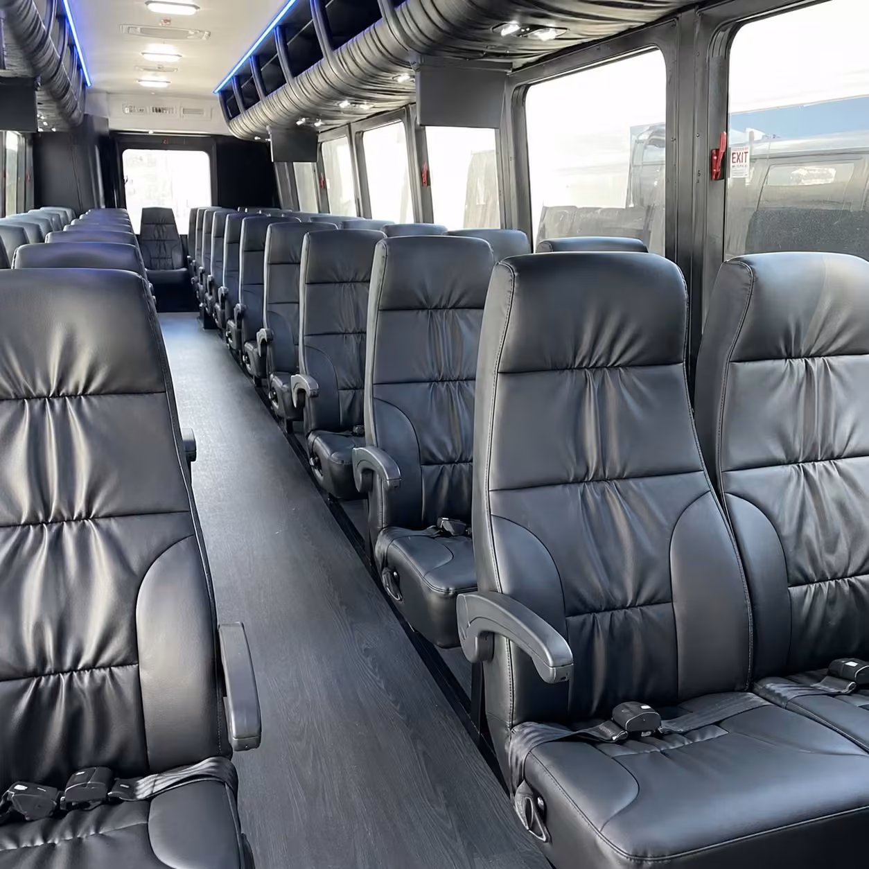 15 35 passenger minibus interior