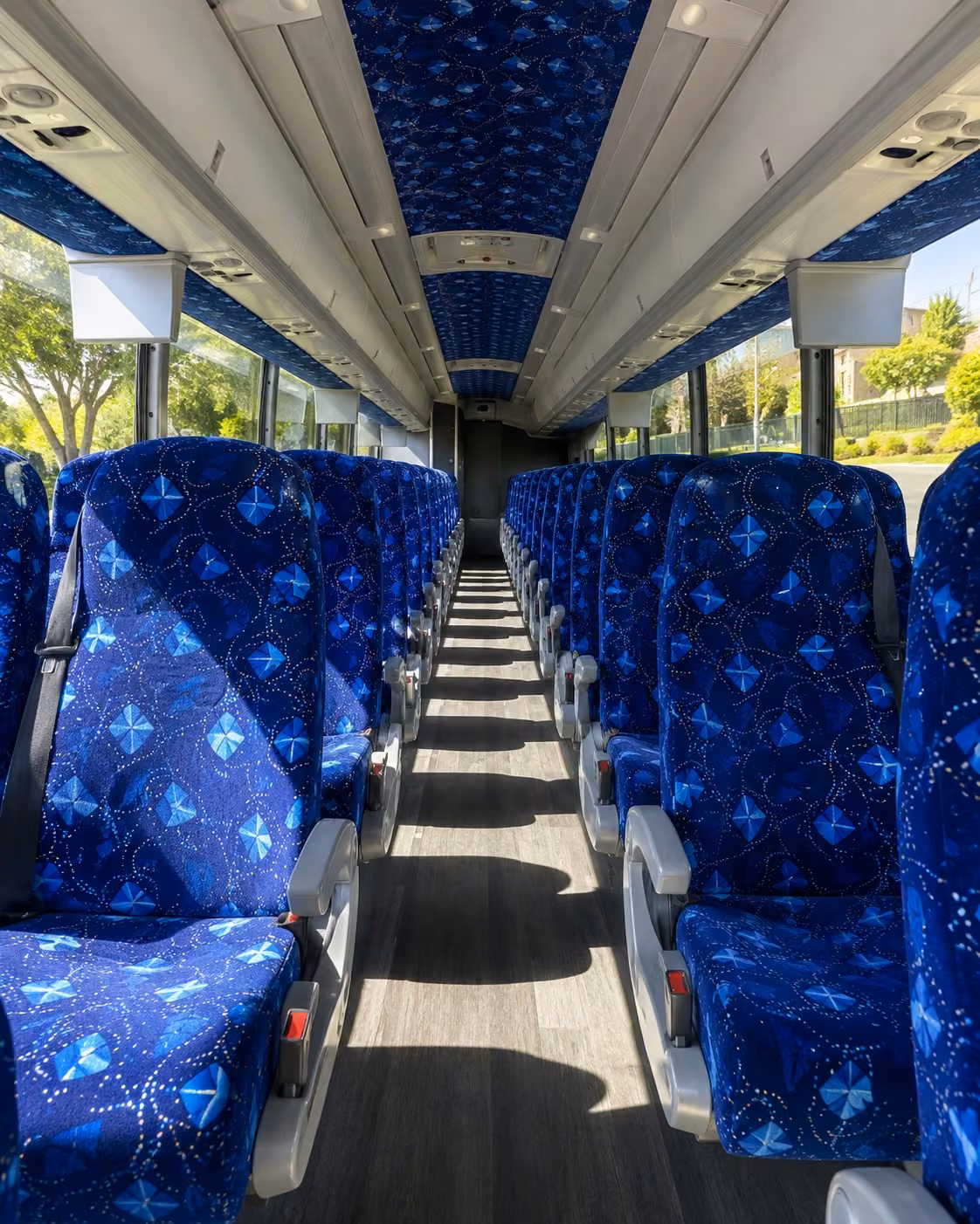 jacksonville charter bus interior