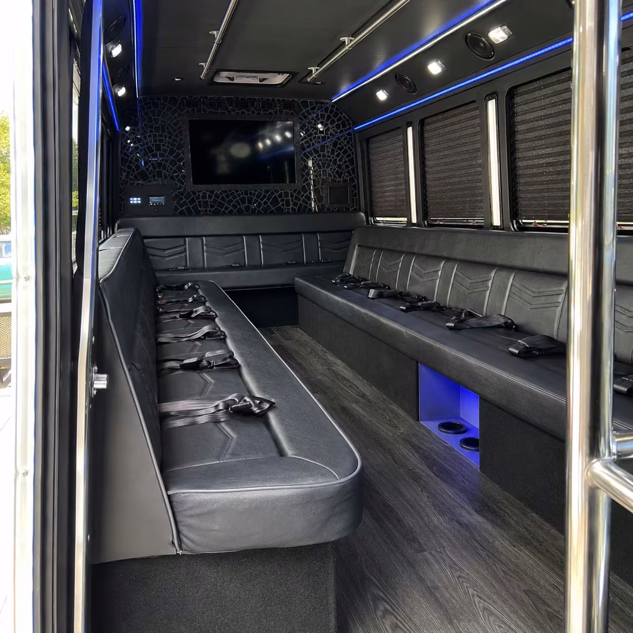 jacksonville party bus interior